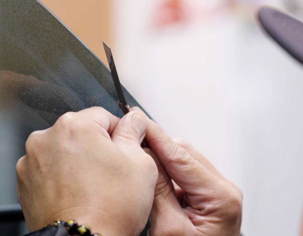 A Yuba City window tinting expert